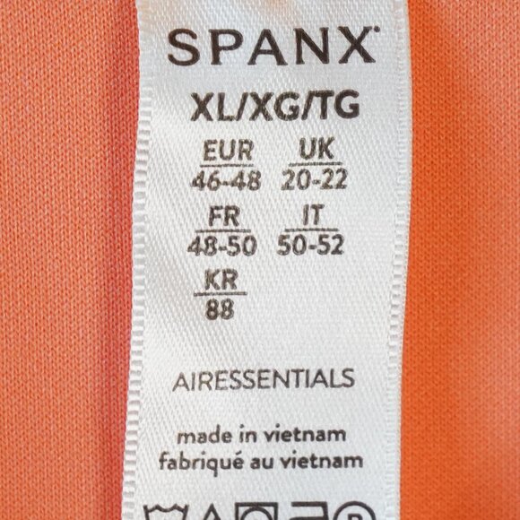 NWT, Spanx, Air Essentials Cinched T-Shirt Dress, Sunset Peach - Picture 5 of 8